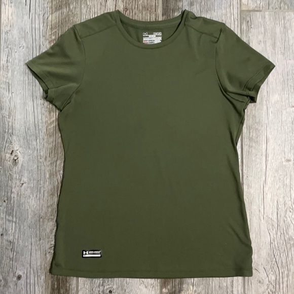 Under Armour Tops - Olive Drab Under Armour tactical shirt Medium